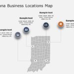 Indiana Map 2 PowerPoint Template & Google Slides Theme