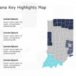 Indiana Map 4 PowerPoint Template & Google Slides Theme