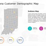 Indiana Map 6 PowerPoint Template & Google Slides Theme