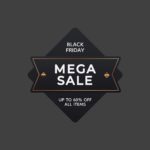 Mega Sales Banner PowerPoint Template & Google Slides Theme