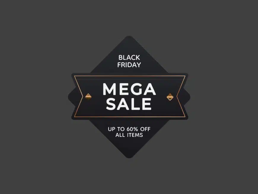 Mega Sales Banner PowerPoint Template