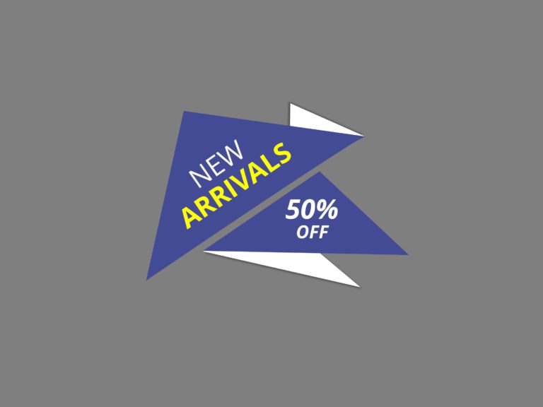 New Arrivals Banner PowerPoint Template & Google Slides Theme