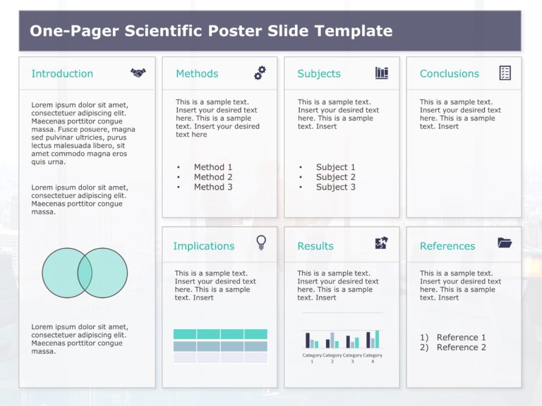 One Page Scientific Research PowerPoint Template & Google Slides Theme