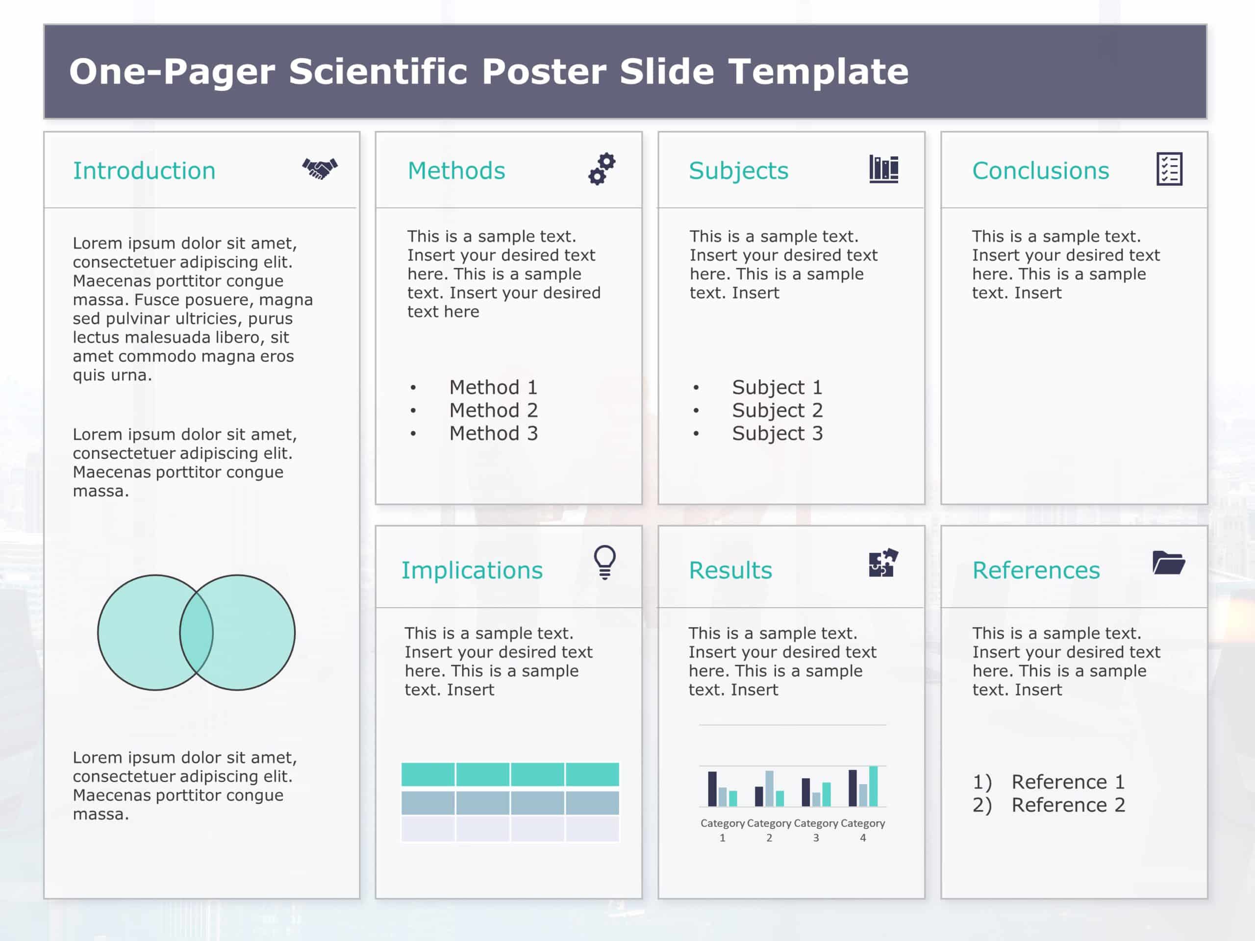 One Page Scientific Research PowerPoint Template & Google Slides Theme