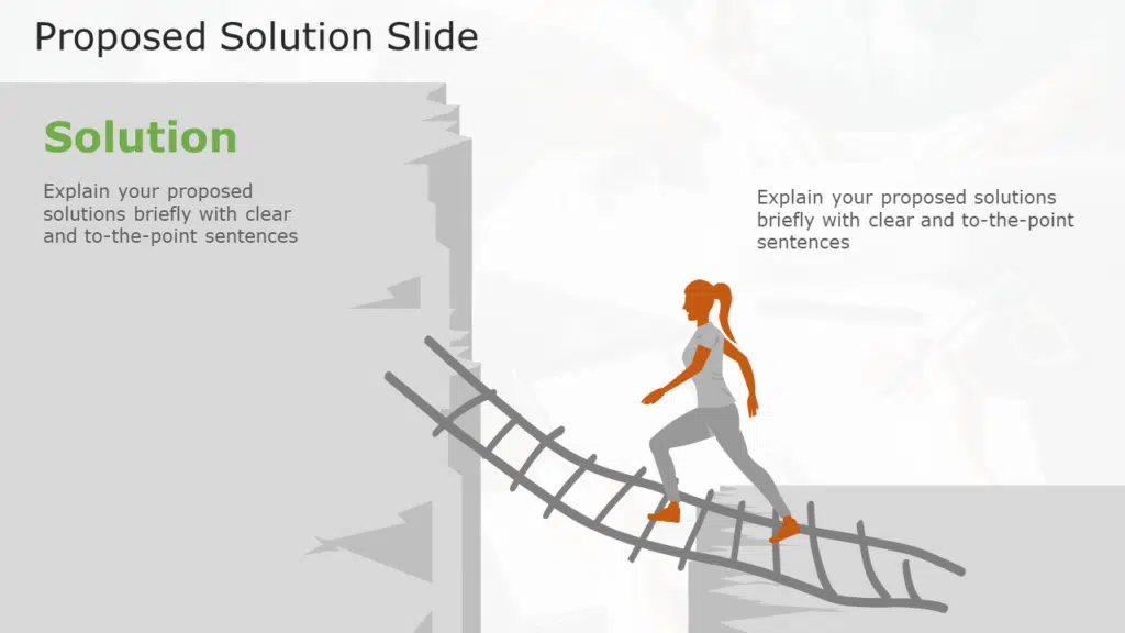 Shows Proposed Solution Slide