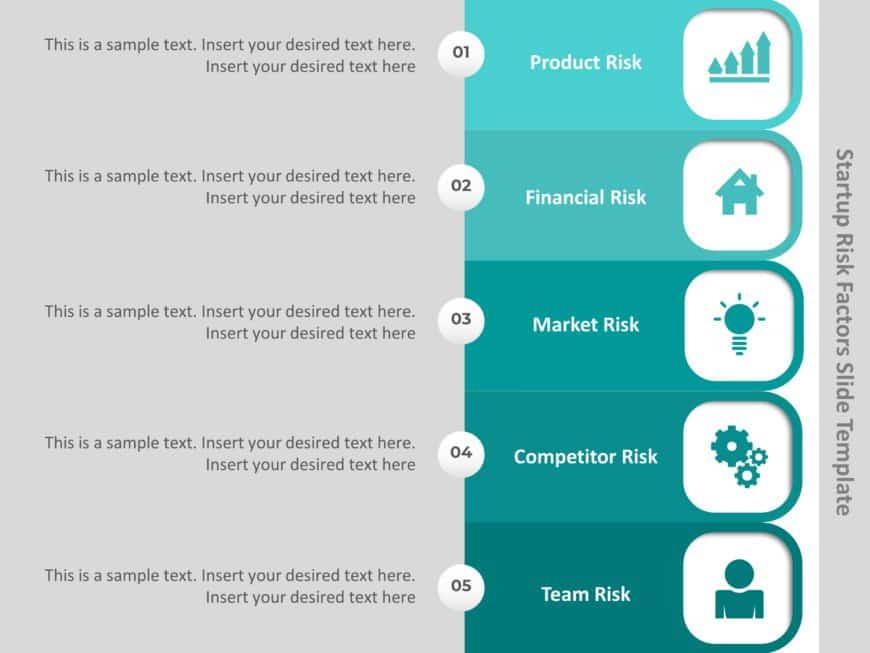 Startup Risk Factors PowerPoint Template