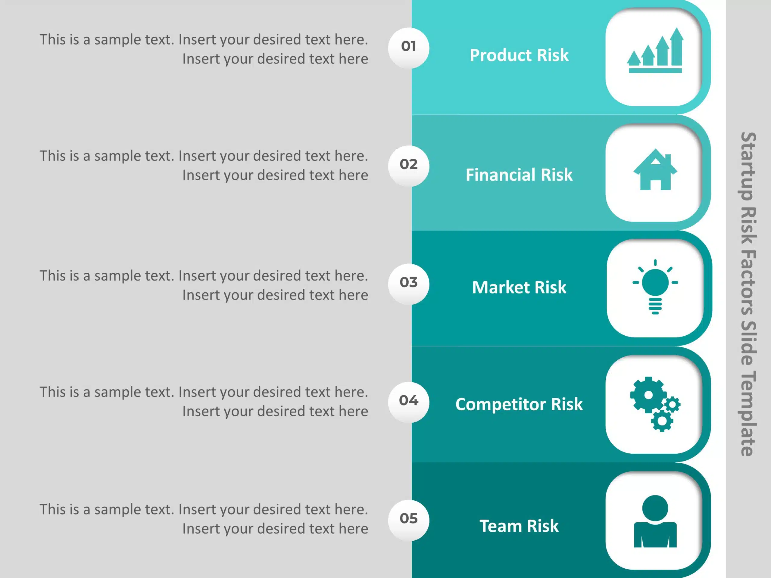 Startup Risk Factors PowerPoint Template & Google Slides Theme