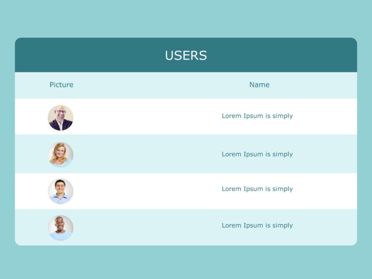 Top Users Leaderboard PowerPoint Template