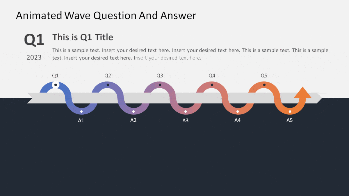 Animated Question Answer Template