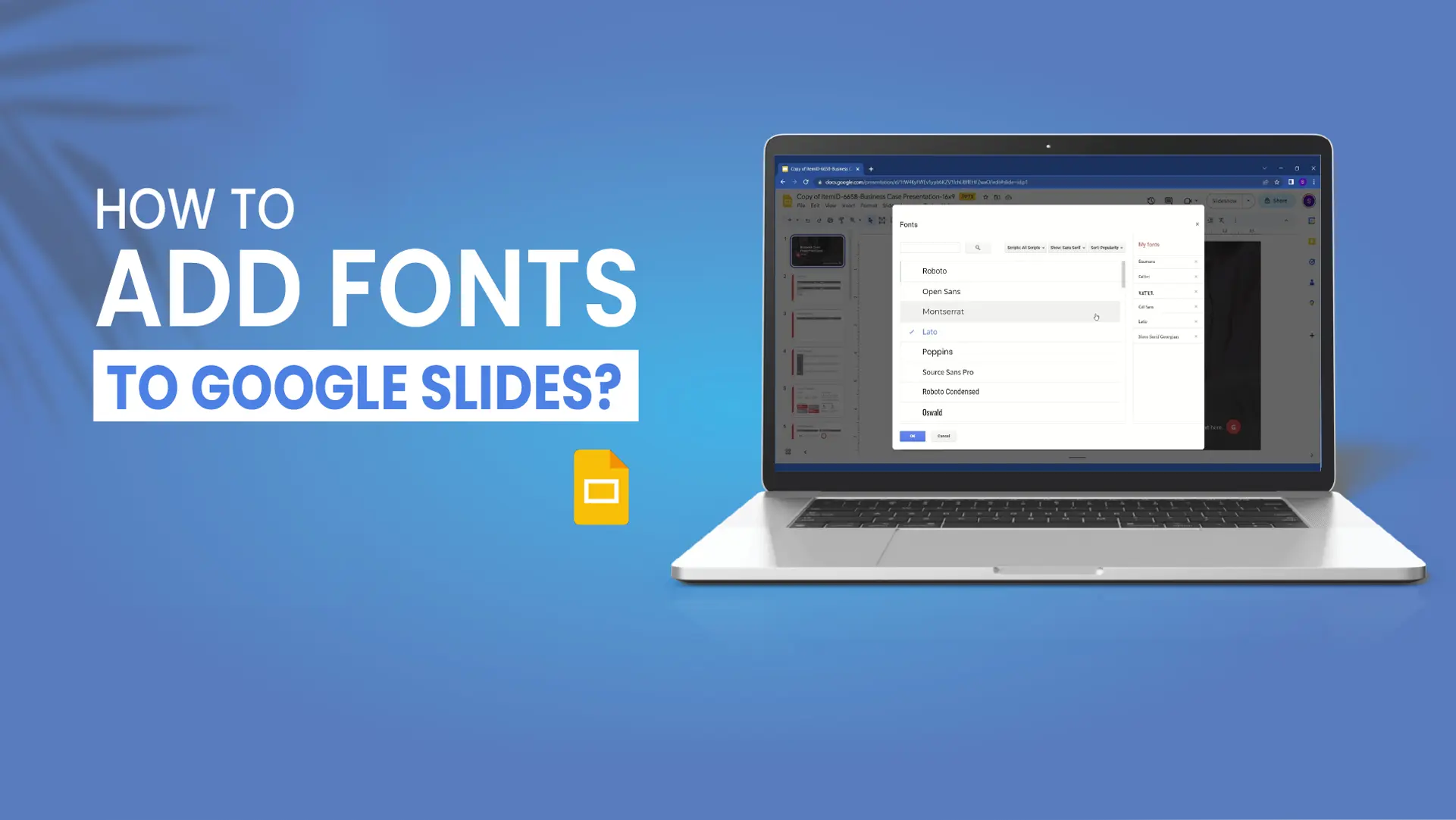 How To Add Fonts To Google Slides
