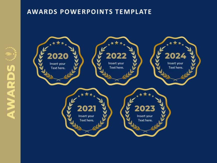 Animated Awards Collection PowerPoint Template