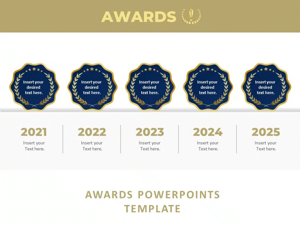 Animated Awards & Recognition PowerPoint Template & Google Slides Theme