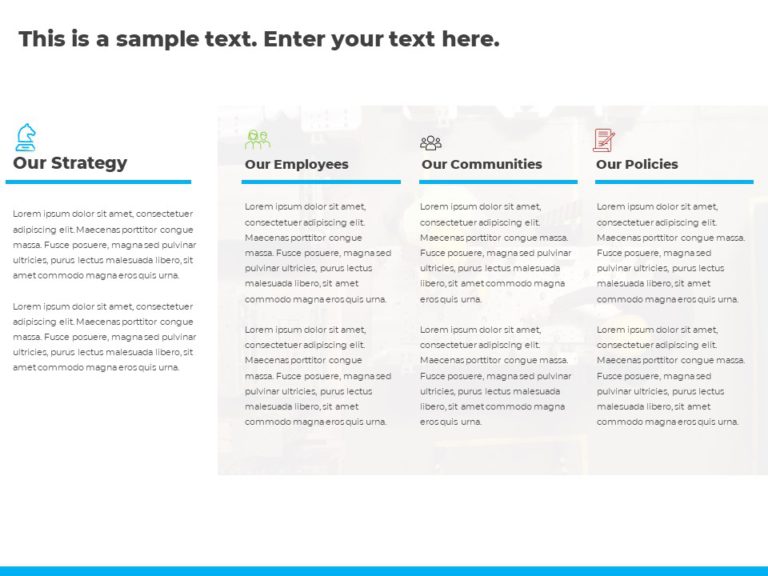 Animated Company Strategic Overview PowerPoint Template & Google Slides Theme