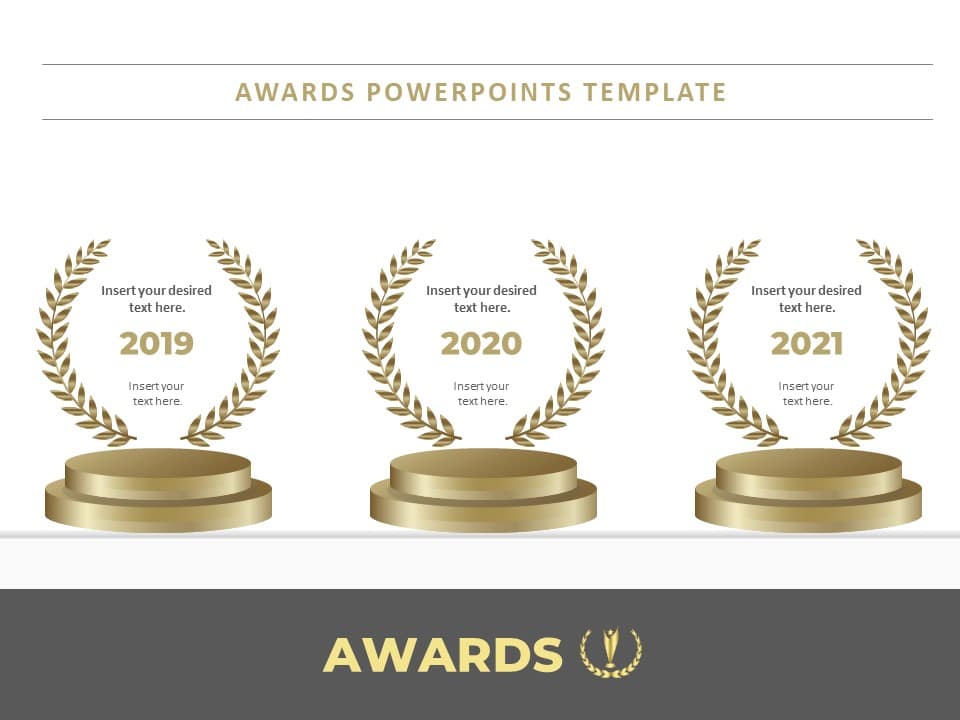 Animated Employee Awards PowerPoint Template & Google Slides Theme