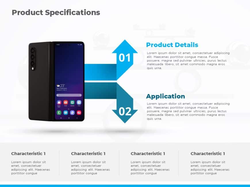 Animated Product Specifications PowerPoint Template