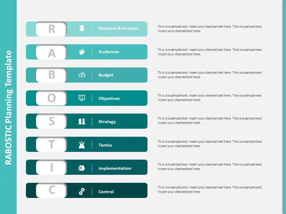 Animated Rabostic Planning PowerPoint Template & Google Slides Theme