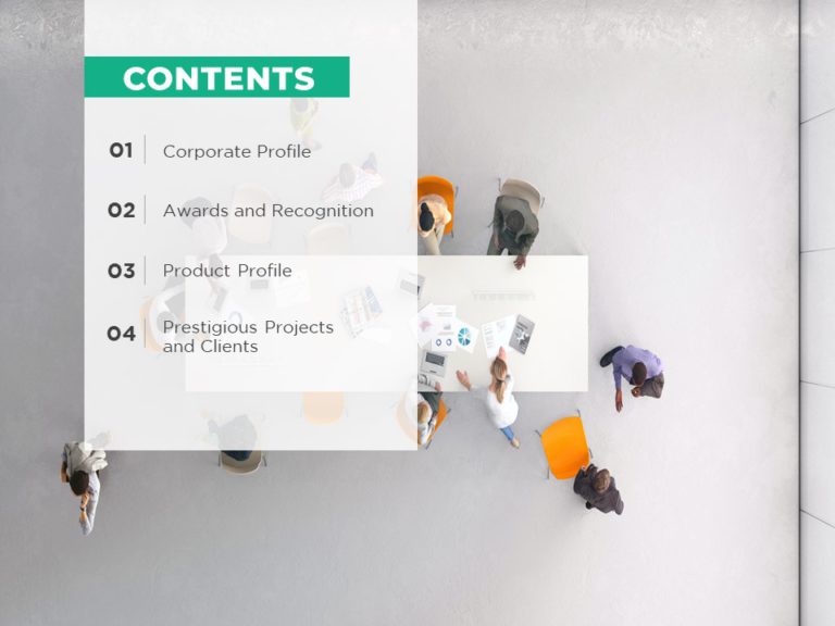 Animated Table of Contents PPT Template & Google Slides Theme