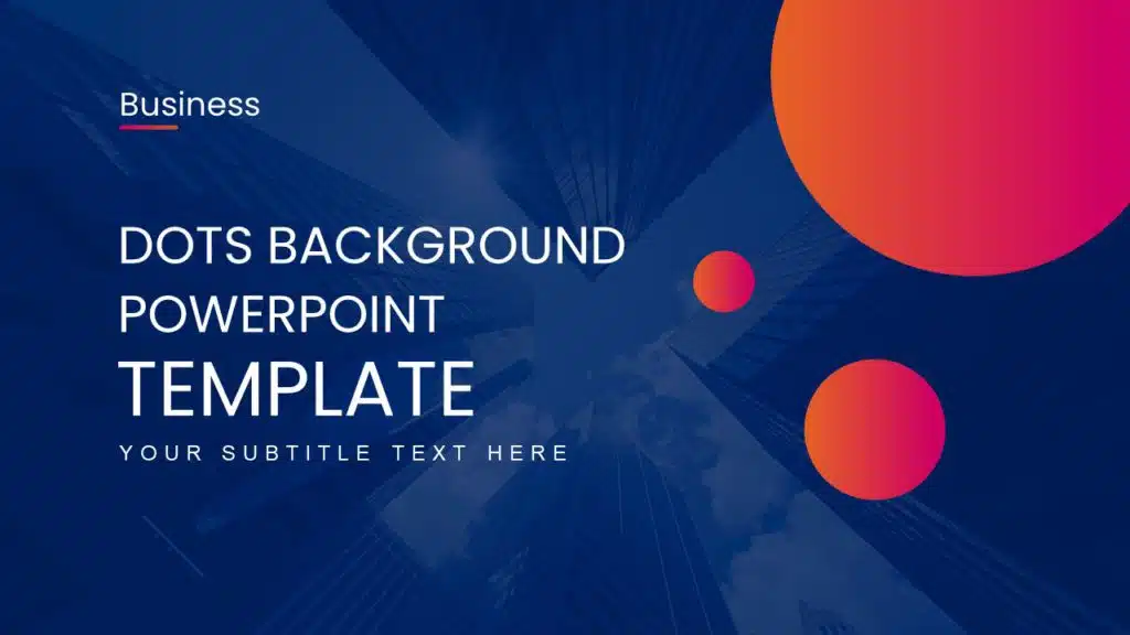 Dots Background PowerPoint Template