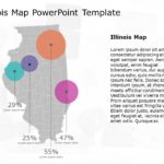 Illinois Map 2 PowerPoint Template & Google Slides Theme