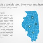Illinois Map 3 PowerPoint Template & Google Slides Theme