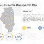 Illinois Map 5 PowerPoint Template & Google Slides Theme