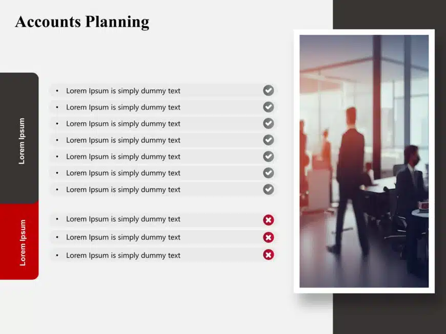 Sales Account Planning PowerPoint Template