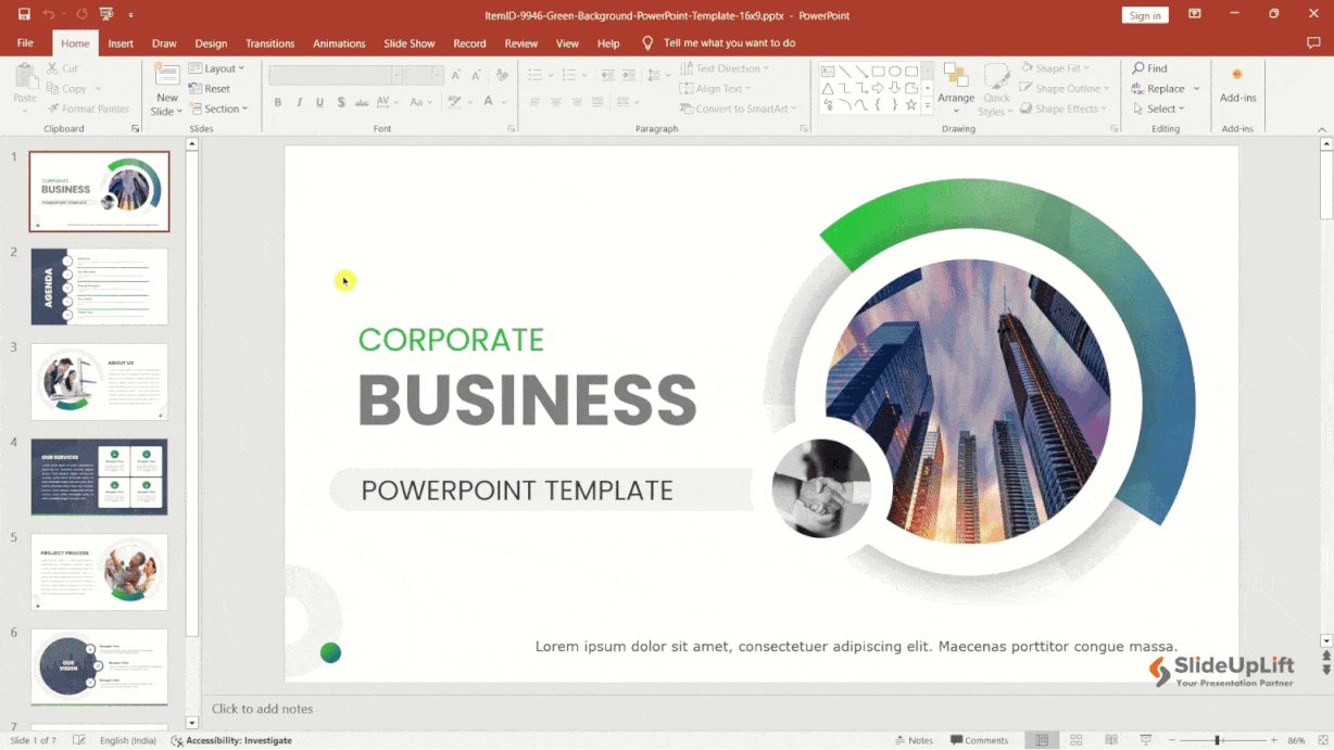 How to edit background graphics in powerpoint