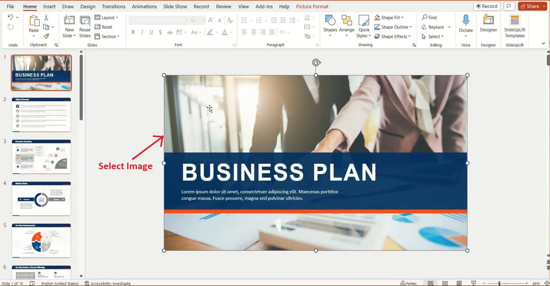 unlock powerpoint template