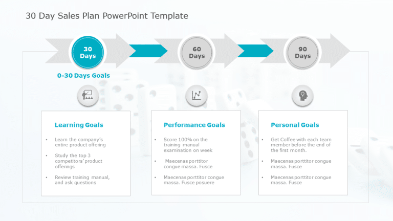 30 60 90 day sales plan PowerPoint Template 1 & Google Slides Theme