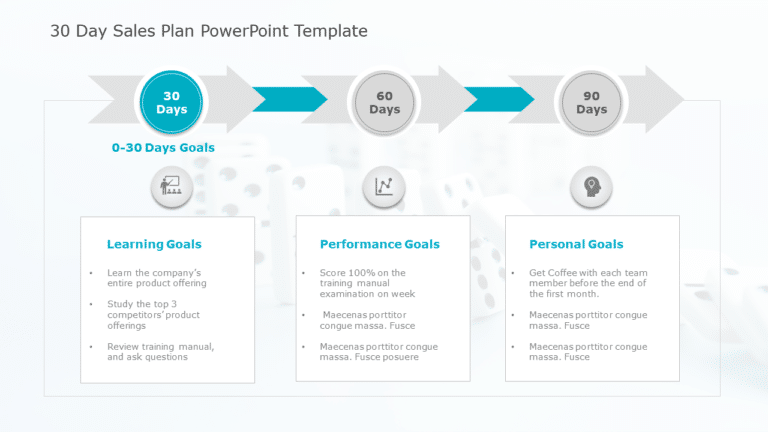 30 60 90 day sales plan 1 PowerPoint Template & Google Slides Theme