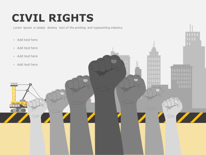 Animated Civil Rights PowerPoint Template