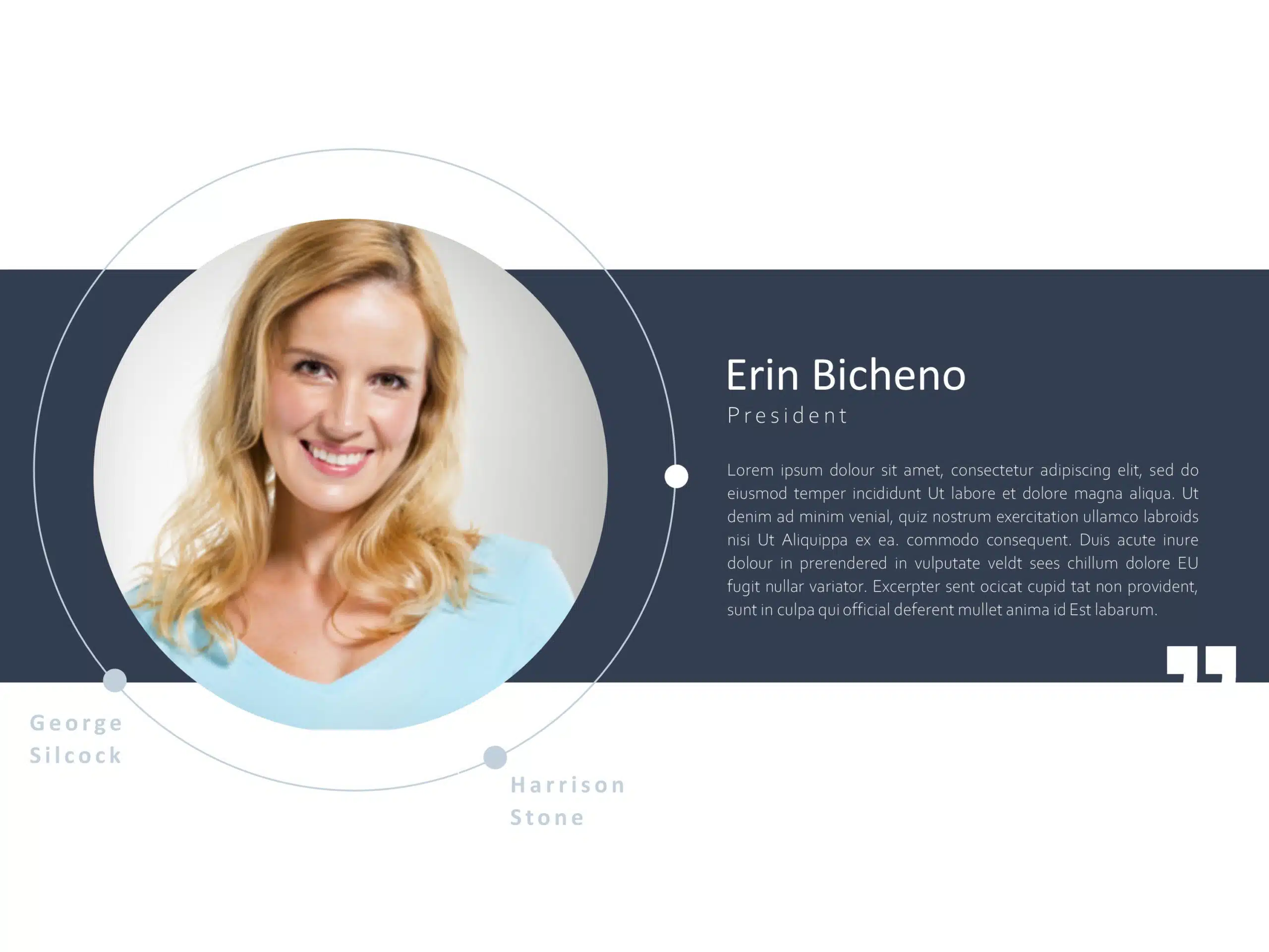 Animated Client Testimonials PowerPoint Template & Google Slides Theme