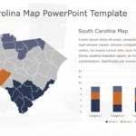 South Carolina Map 1 PowerPoint Template & Google Slides Theme