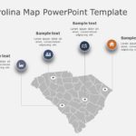 South Carolina Map 2 PowerPoint Template & Google Slides Theme