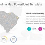 South Carolina Map 6 PowerPoint Template & Google Slides Theme