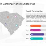South Carolina Map 7 PowerPoint Template & Google Slides Theme