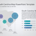 South Carolina Map 8 PowerPoint Template & Google Slides Theme