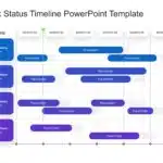 Work Status Timeline Template for MS PowerPoint & Google Slides Theme