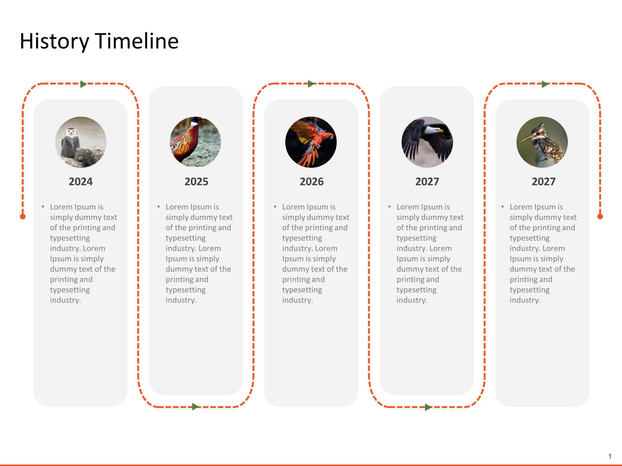 History Timeline PPT Template