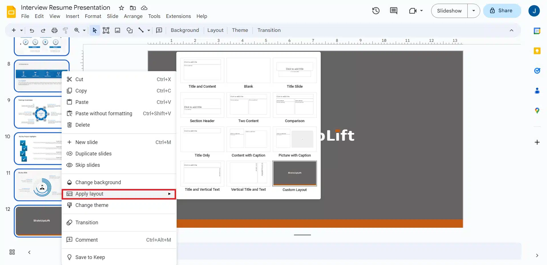 how to add slides in google slides