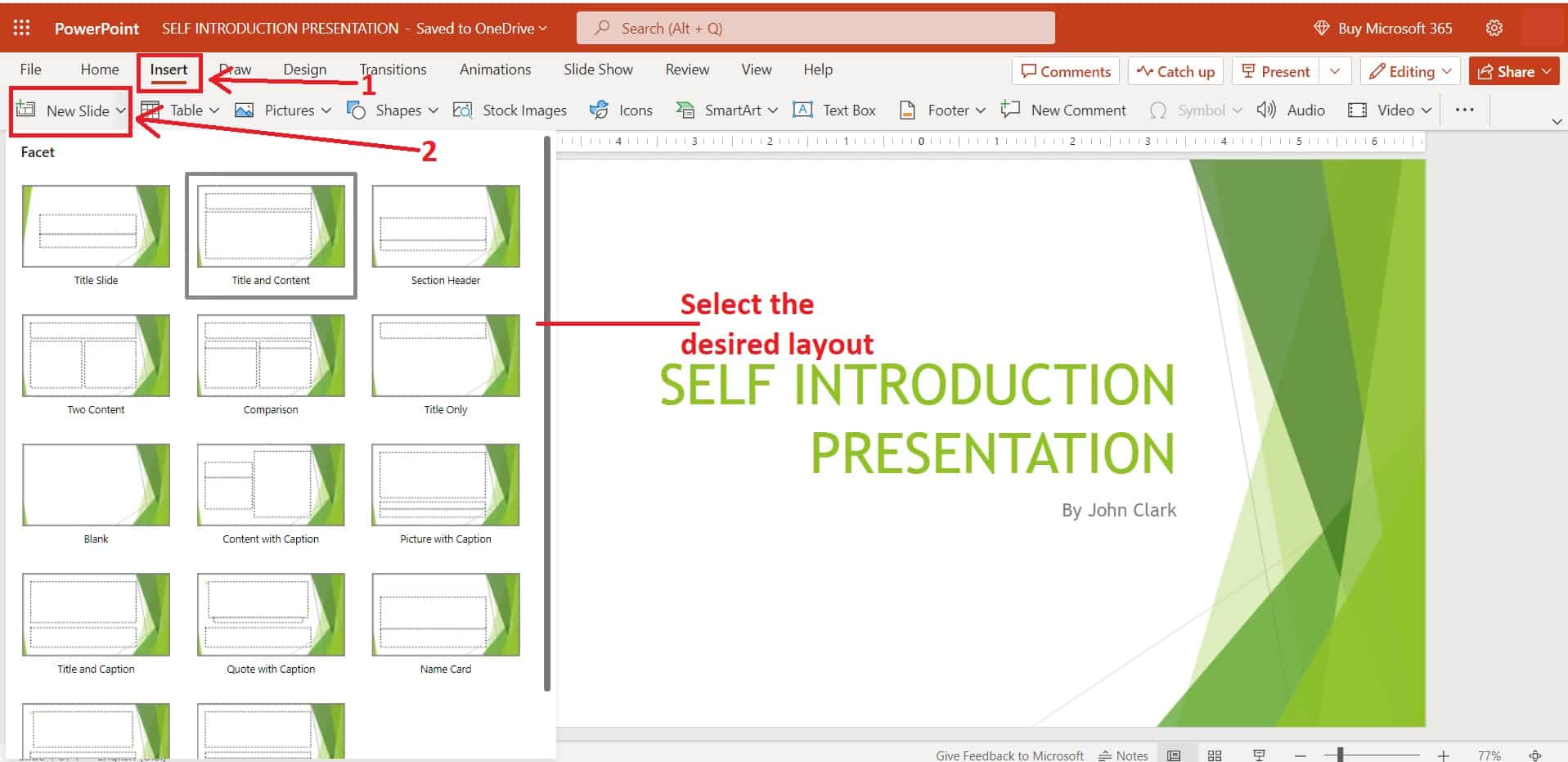 add new slide in powerpoint presentation