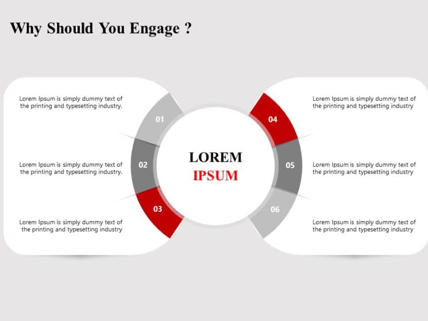 Animated Engagement Model PowerPoint Template