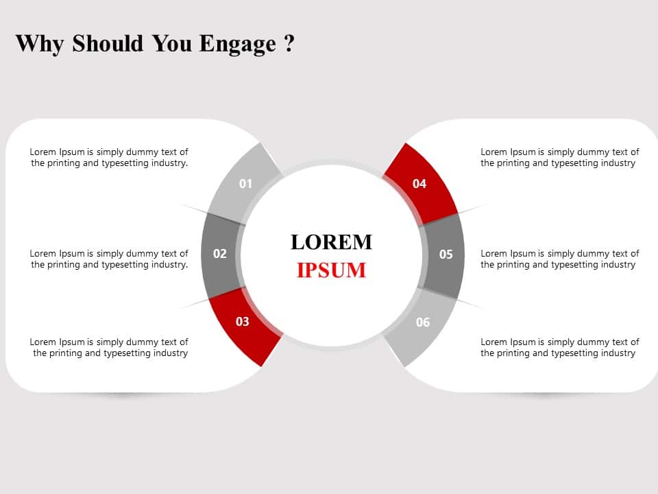 Engagement Model Example Slide Animated Engagement Model PowerPoint Template