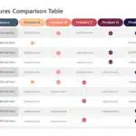 Animated Feature Comparison PowerPoint Template & Google Slides Theme