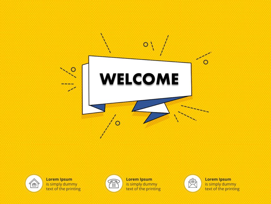 Creative Welcome PowerPoint Template