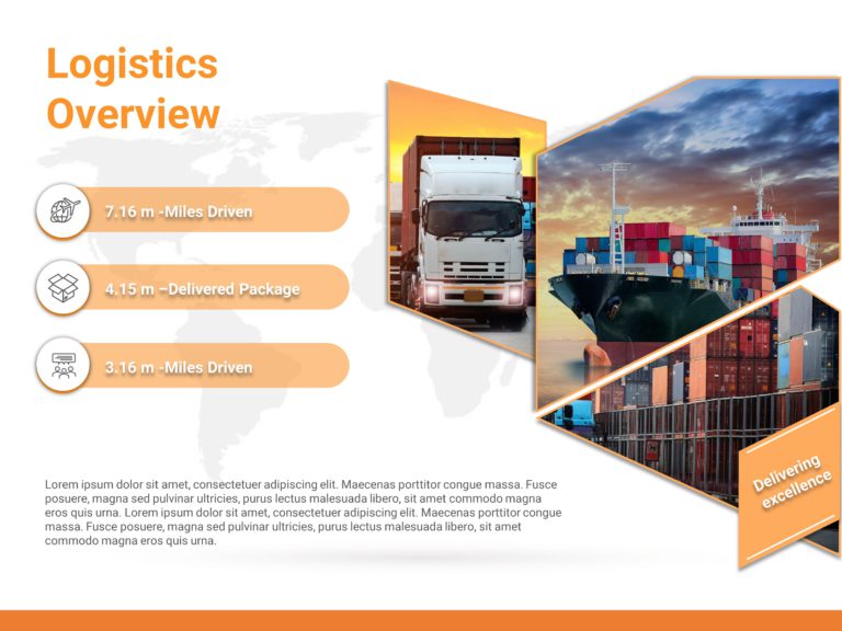 Logistics Overview PowerPoint Template & Google Slides Theme