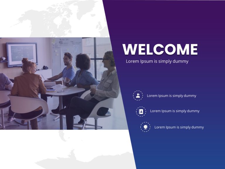 Welcome Team PowerPoint Template & Google Slides Theme