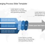 Converging Process Slide Template & Google Slides Theme