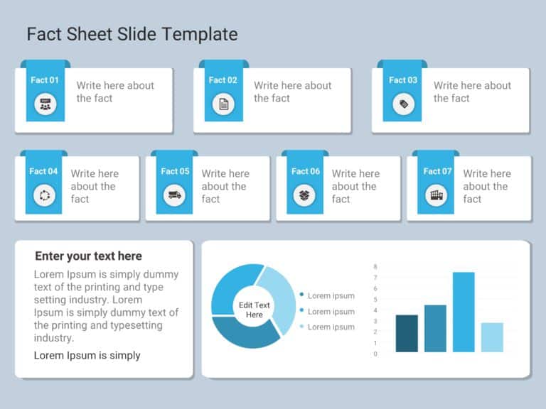Fact Sheet PowerPoint Template & Google Slides Theme
