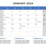 2024 Calendar Planner PowerPoint Template & Google Slides Theme